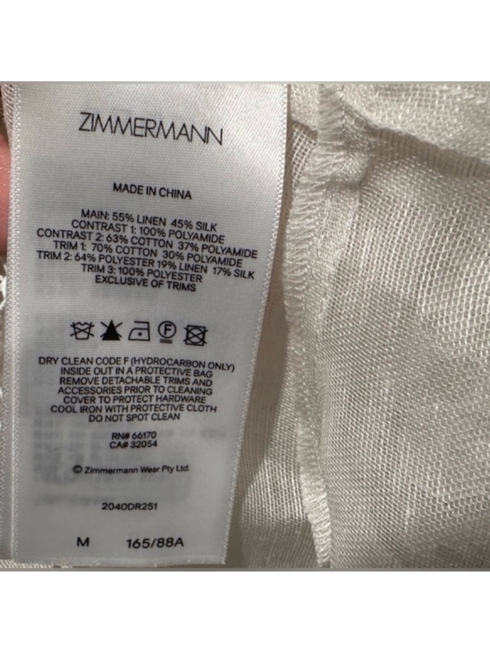 ❗️SOLD❗️New Zimmermann Crush Heart Trim Long Sleeve Minidress Size Medium - Picture 10 of 14